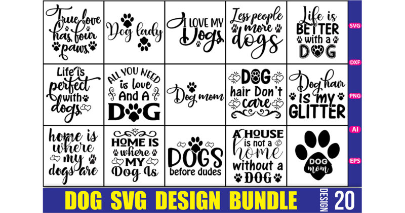 Dog SVG Bundle