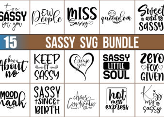 Sassy SVG Bundle