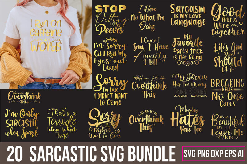 Sarcastic SVG Bundle