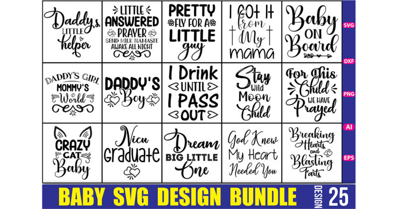 Baby SVG Bundle