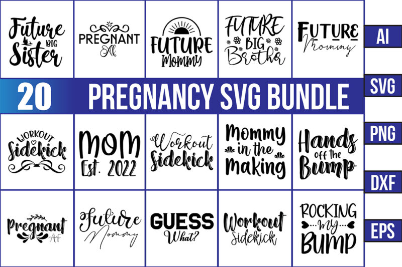 Pregnancy SVG Bundle