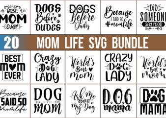 Mom Life SVG Bundle