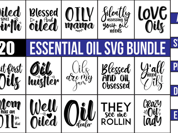 Essential svg bundle vector clipart