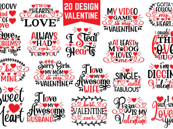 Valentine svg bundle t shirt vector art
