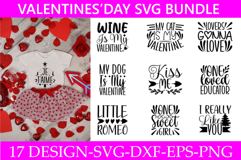 Valentines’ Day SVG Bundle