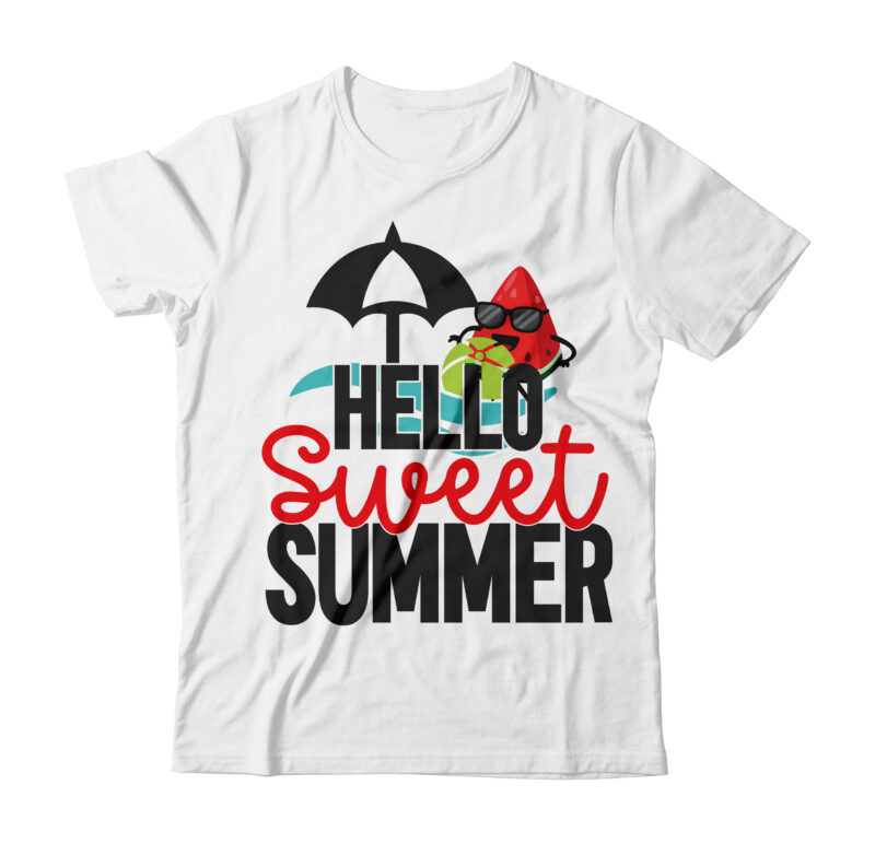 Hello Sweet Summer T-Shirt Design , Hello Sweet Summer SVG Design , Hello Sweet Summer SVG Design , Hello Sweet Summer Tshirt Design , Summer tshirt design bundle,summer tshirt bundle,summer
