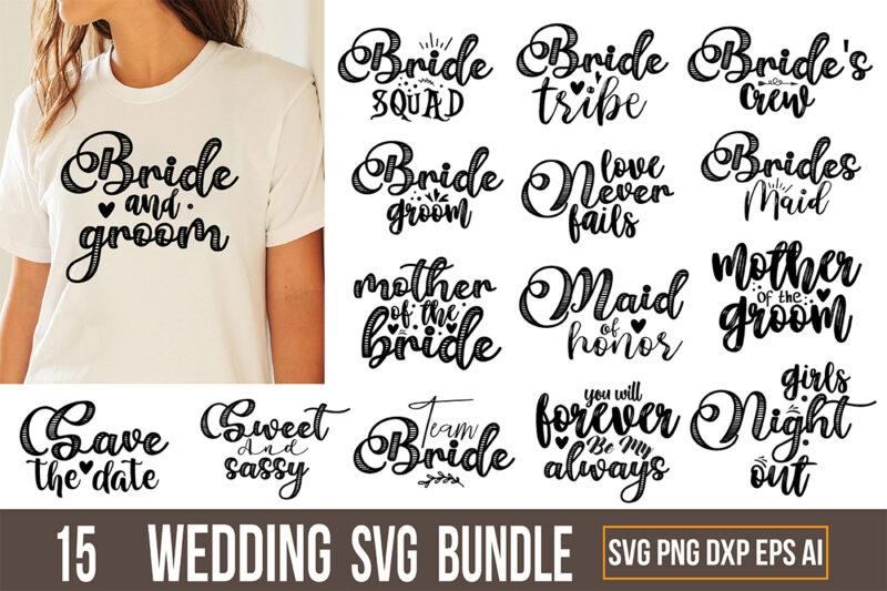 Wedding SVG Bundle