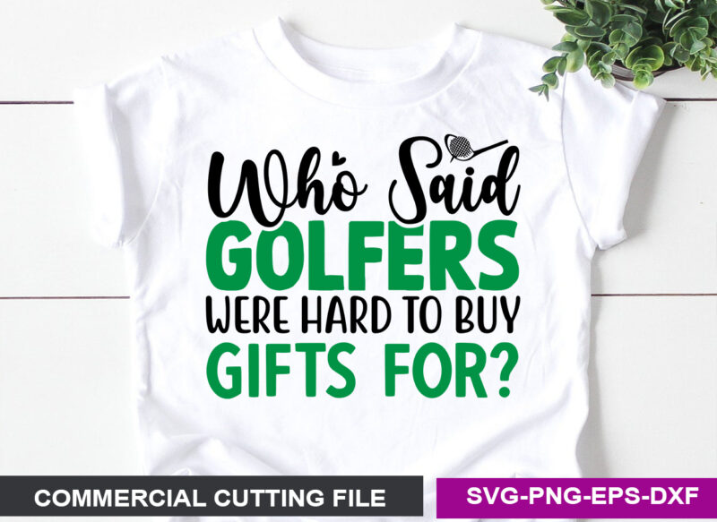 Golf SVG T shirt Design