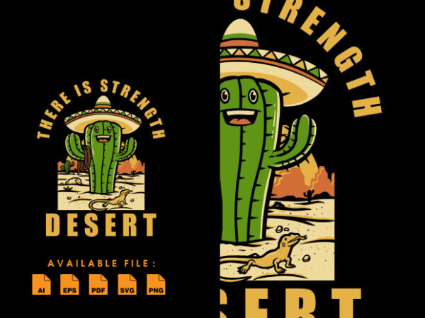 Cactus sombrero tshirt design