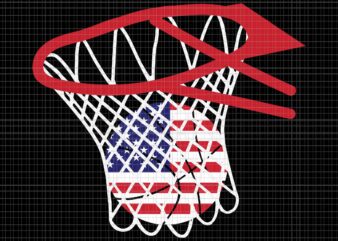 American Patriotic Basketball 4th Of July US Flag Svg, Basketball 4th Of July Svg, Basketball Flag Svg, 4th Of July Svg t shirt vector