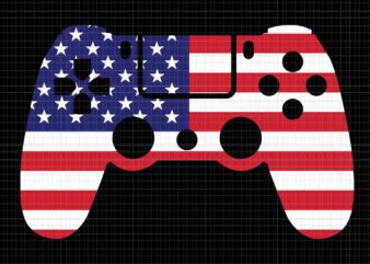 4th Of July Video Game Svg, Game 4th Of July Svg, Game Flag USA Svg, 4th Of July
