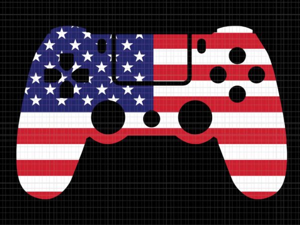 4th of july video game svg, game 4th of july svg, game flag usa svg, 4th of july