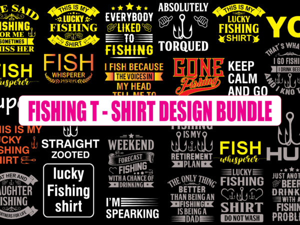 Fishing t shirt bundle