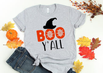 Boo y’ all SVG t shirt template