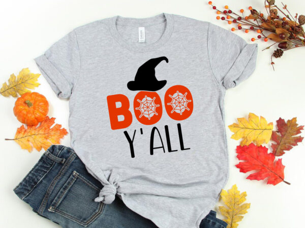 Boo y’ all svg t shirt template