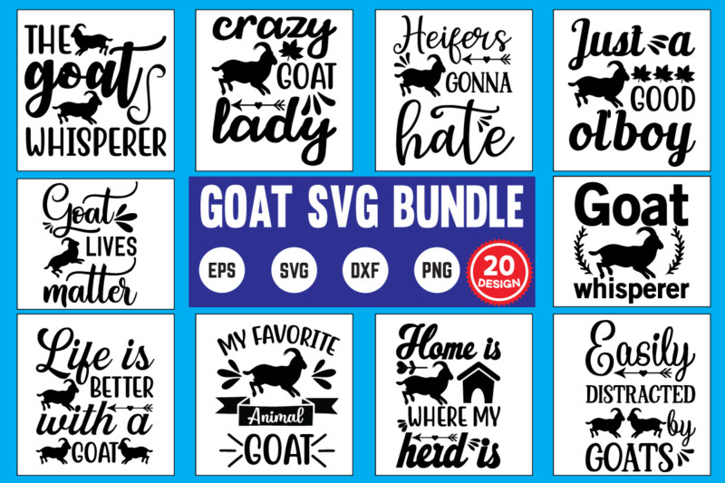 goat svg bundle goat, goat lover, cute goat, funny goat, goat svg, horse, goat hat, mountain goat, for her, baby goat, blue roses, farm animals, farmhouse, goat horn, goat milk,