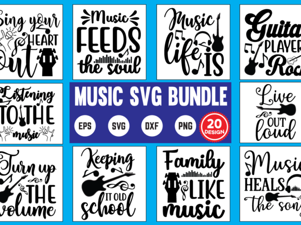 Music svg bundle music, funny, band, retro, cool, cute, vintage, classic, love, hipster, tumblr, musical, lyrics, vinyl, 70s, 80s, awesome, trending, song, quote, rap, guitar, black, nature, text, aesthetic, quotes, t shirt designs for sale