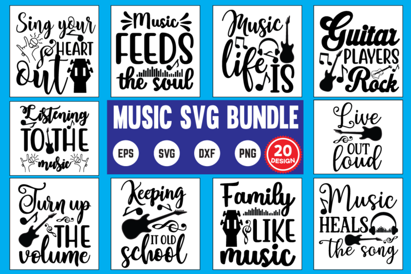 Music svg bundle music, funny, band, retro, cool, cute, vintage, classic, love, hipster, tumblr, musical, lyrics, vinyl, 70s, 80s, awesome, trending, song, quote, rap, guitar, black, nature, text, aesthetic, quotes,