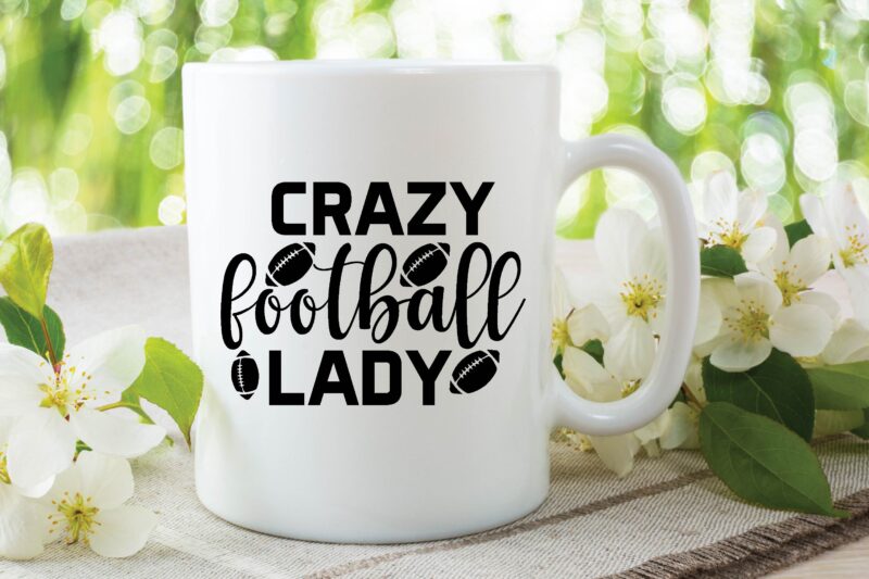 crazy football lady