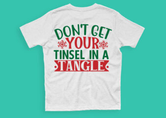 Don’t get your tinsel in a tangle SVG
