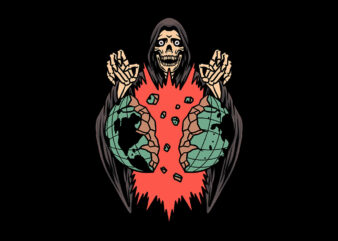 doom t shirt vector illustration