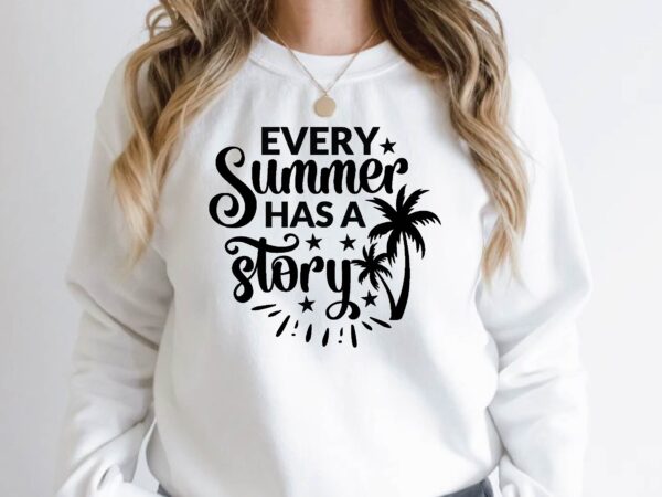Every summer has a story vector clipart