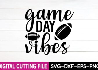 game day vibes t shirt design template