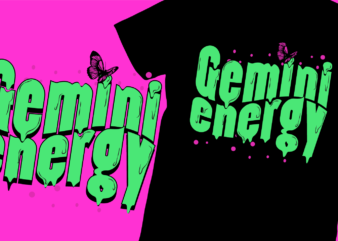 Gemini energy horoscope t-shirt design