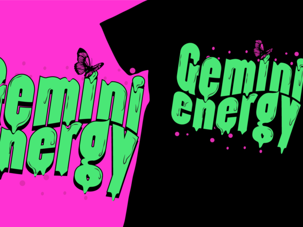 Gemini energy horoscope t-shirt design