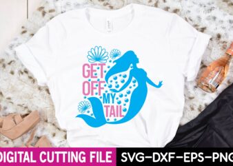 get off my tail t shirt design template