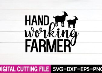 hand working farmer