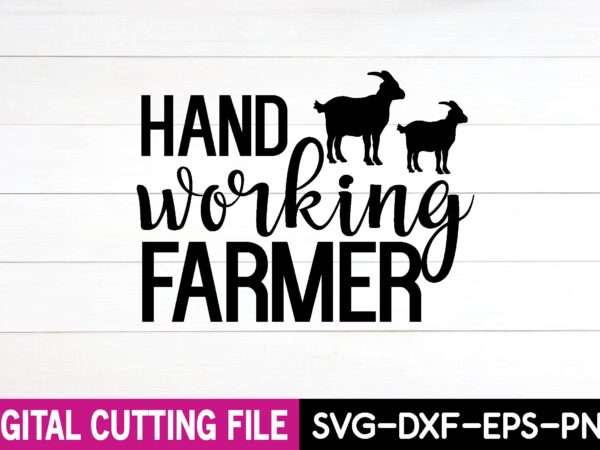 Hand working farmer graphic t shirt