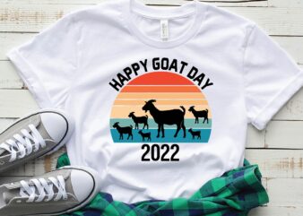 happy goat day 2022 graphic t shirt