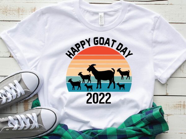 Happy goat day 2022 graphic t shirt