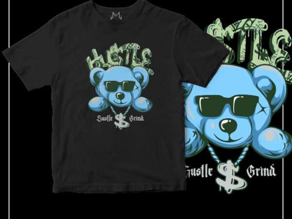 Hustle and grind graphic t shirt