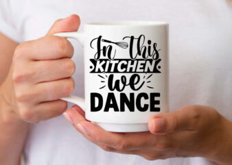 In this kitchen we dance SVG