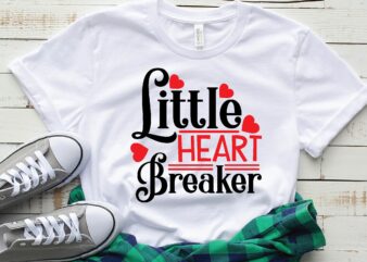 little heartbreaker t shirt vector graphic