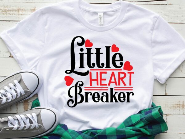 Little heartbreaker t shirt vector graphic