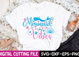 mermaid vibes t shirt designs for sale
