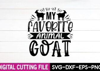 my favorite animal goat t shirt designs for sale