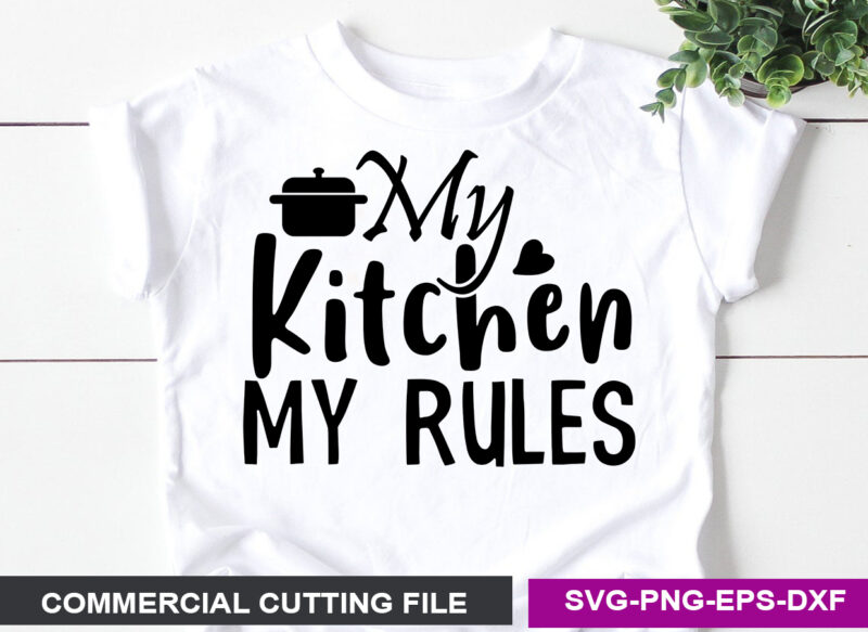 Kitchen SVG T shirt Design Bundle