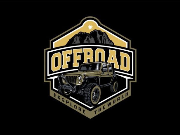 Offroad t-shirt design