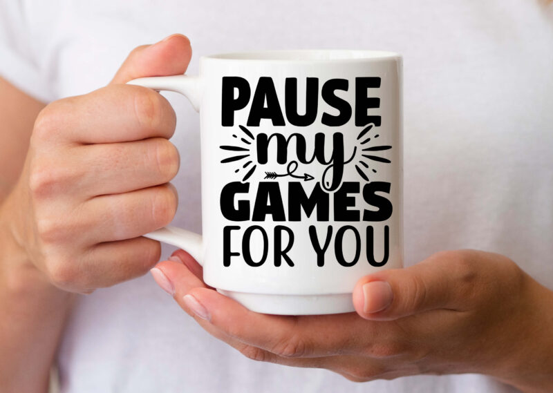 Pause my games for you SVG