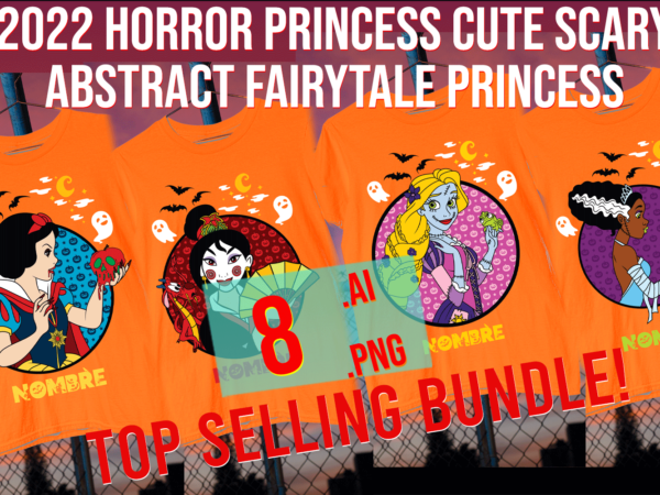 2022 horror princess cute scary abstract fairytale princess