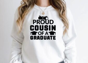 proud cousin of a graduate t shirt illustration