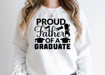 proud father of a graduate t shirt illustration