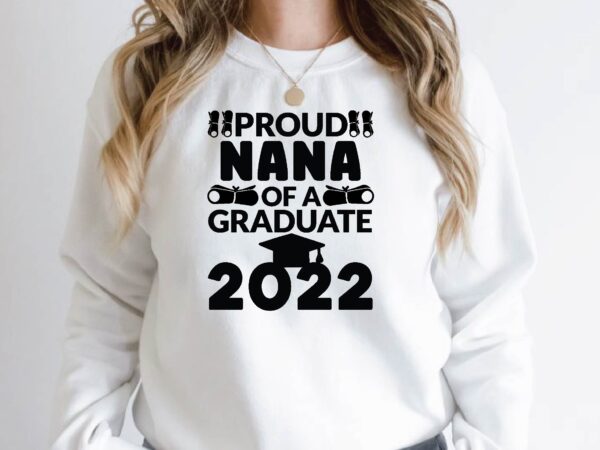Proud mama of a graduate 2022 t shirt illustration