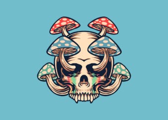 skull magic mushroom
