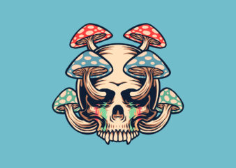 skull magic mushroom