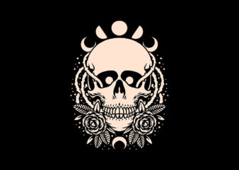 skull rose